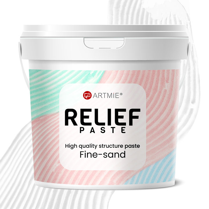 Pastă relief 3D pentru modelare ARTMIE  | nisip fin diferite gramaje