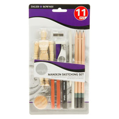 Set pentru desen Daler-Rowney cu model - 11 piese