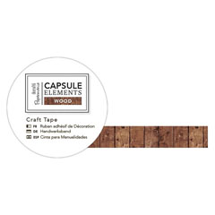 Bandă autoadezivă Capsule Elements - Wood - 3 m
