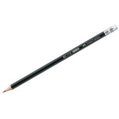 Creion Faber-Castell 1112 HB cu radieră