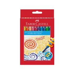 Creioane uleioase Faber Castell Twist 12 buc