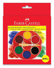 Aquarella Jumbo Klasik - 6 culori
