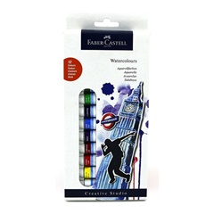 Set acuarele pentru începători FABER  CASTELL  12-piese