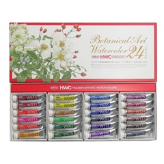 Set vopsele acuarelă Botanical - Holbein / 24 x 5 ml