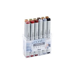 Markeri COPIC Classic Architecture Colours - set de 12 buc