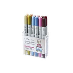 Markeri COPIC Ciao Vintage Colours - set 12 buc