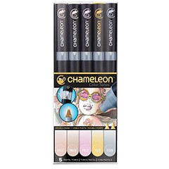 Set carioci Chameleon 5 buc - Pastel Tones