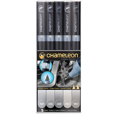 Set carioci Chameleon 5 buc - Gray Tones