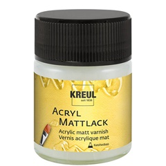 Vernis acrilic mat  50 / 250 ml pe bază de smoală sintetică Hobby Line | volume diferite