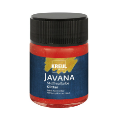 Vopsea textile JAVANA stralucitor 50 ml - Ruby Red