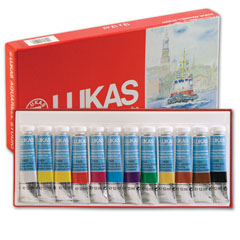 Acuarele LUKAS STUDIO 12x10ml -  set u kartonskoj kutiji
