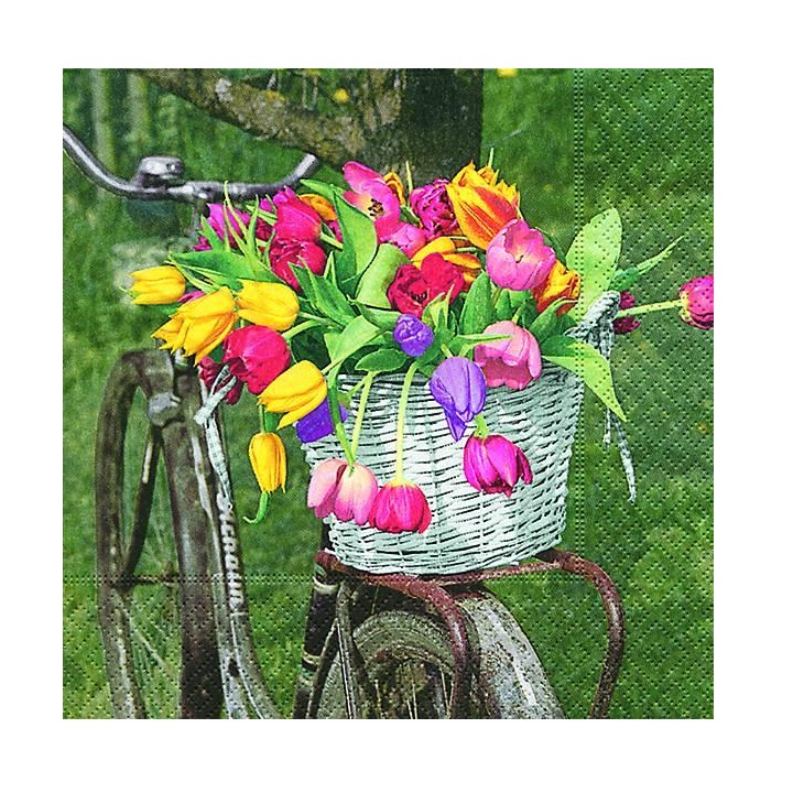 Șervețele pentru decoupage - Lalele - 1 buc