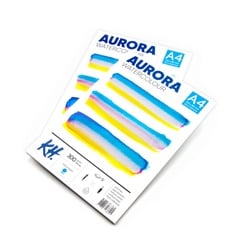 Bloc acuarelă AURORA cold press - 12 coli | formate diferite