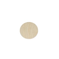 Blank din lemn pentru confecționarea bijuteriilor - cerc 4 cm