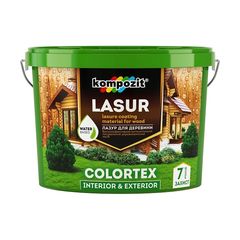 Lac pentru lemn KOMPOZIT COLORTEX 10 l - diverse nuanțe