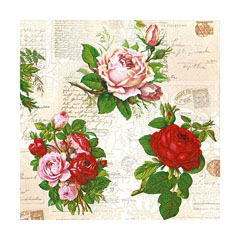 Șervețele pentru decoupage - Flori - 1 buc