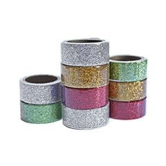 Panglicăadezivă cu paiete 18 mm | selectează culorile