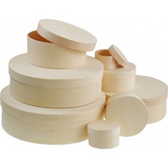 Cutie rotundă din placaj | selectează dimensiunile
