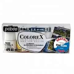 Cerneală pentru acuarelă Colorex Pebeo / set de bază 5 x 45 ml