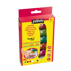 Vopsele pentru degete Pebeo Tactilcolor 6 x 20 ml