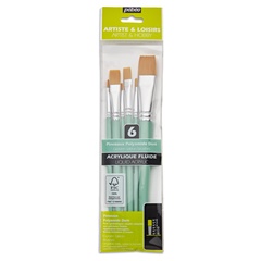 Set de perii sintetice Pebeo 6 buc.