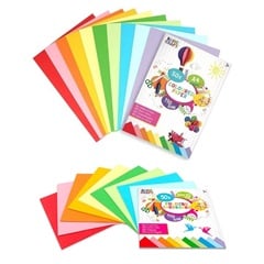 Set hârtie colorată 50 bucăți