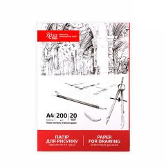 Hârtii Fabriano A4 în copertă de carton Rosa Studio - set 20 buc