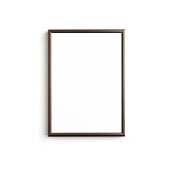 Ramă metalică maro cu plexiglas | 18 x 24 cm