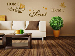 Șablon pentru perete Home Design BRICO XXL - Sweet Home