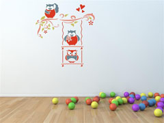 Șablon pentru perete Home Design BRICO XXL - Happy Birds