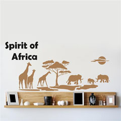 Șablon pentru perete Home Design BRICO XXL - Spirit of Africa