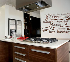 Șablon pentru perete Home Design BRICO XXL - Café