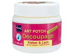 Adeziv si vernis pentru decoupage 150 / 250 ml ART POTCH Decoupage - luciosi | volume diferite