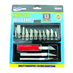 Set cuțite pentru sculptură - 13 piese