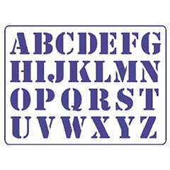 Șablon  PENTART   -Font mare  S23
