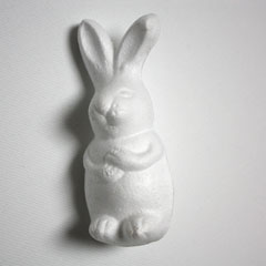 Iepuraș din polistiren  - 9.5 cm