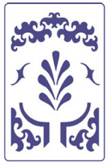 Șablon PENTART A5 - Ornamente S1