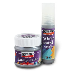 Culoare pentru textil metalic - 20 ml | culori diferite