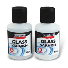 Verniș bicomponent pe bază de rașină  / 40 + 40 ml