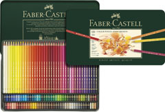 Creione colorate Polychromos set - 120 buc - cutie din metal