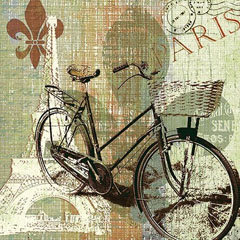Șervețele pentru DECOUPAGE - Bicicleta albastră - 1 buc