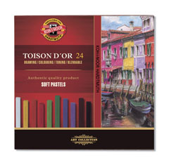 Pastel uscat SOFT TOISON D OR - 24 buc