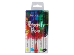 Markeri acuarela Ecoline Brush Pen - set 5 piese