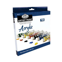 Set culori acrilice Royal & Langnickel - 18x21 ml