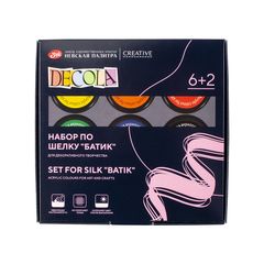 Set culori Decola pentru tehnica batik - 8 piese