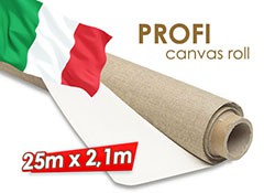 Pânză pentru pictură la rolă-PROFI 25 m | selectează lățimea