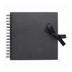 Album pentru scrapbooking negru / 20 cm 