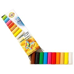 Argilă de modelare KOH-I-NOOR - Set de 10 culori, 200g