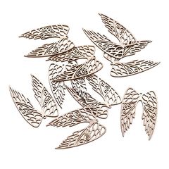 Aripi din lemn 6 cm / set de 9 piese