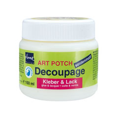 ART POTCH adeziv și verniș pentru decoupage - semi-mat 150 ml